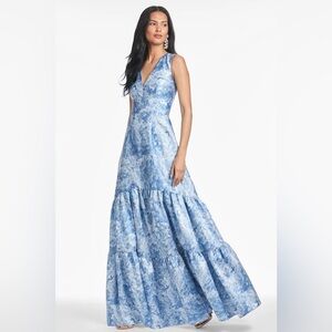 Sachin + Babi Rori Gown - Hydrangea Blooms